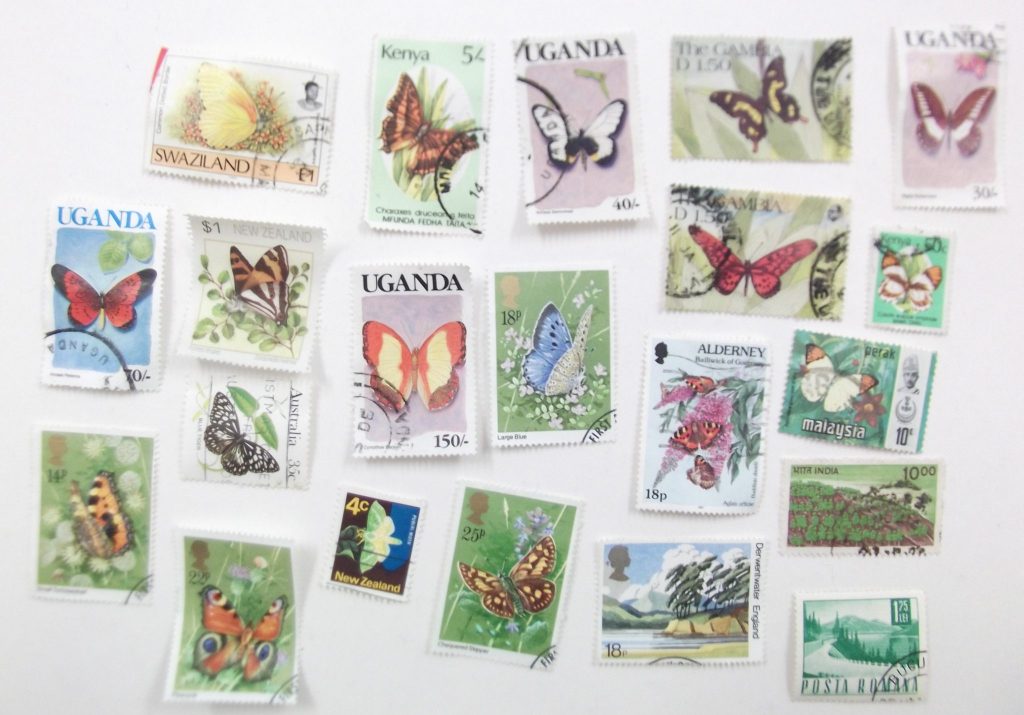 butterfly stamps