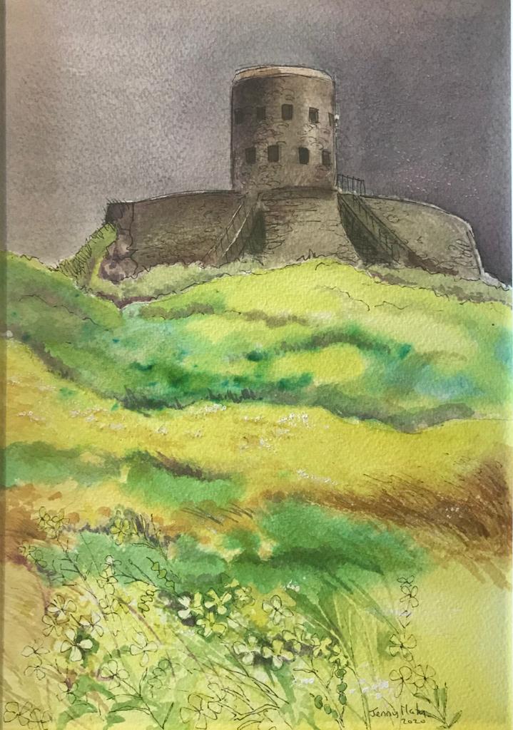 Rousse Tower painting
